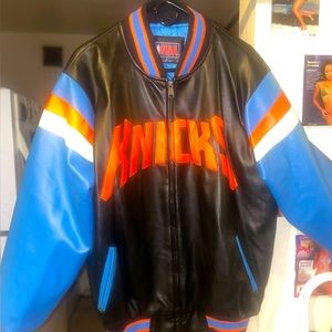 New York Knicks leather jacket great condition
